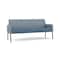 Lesro Mystic Lounge Reception Sofa, Black, RS Rain Song Back, MD Titan Seat, RS Rain Song Arm Panels ML1601 - alternate 1